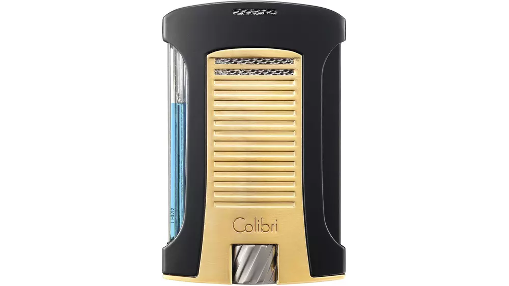 запалка Colibri DAYTONA black + brushed gold