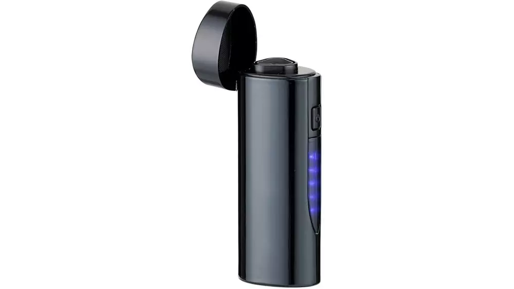 запалка Winjet Premium electric jet black + punch