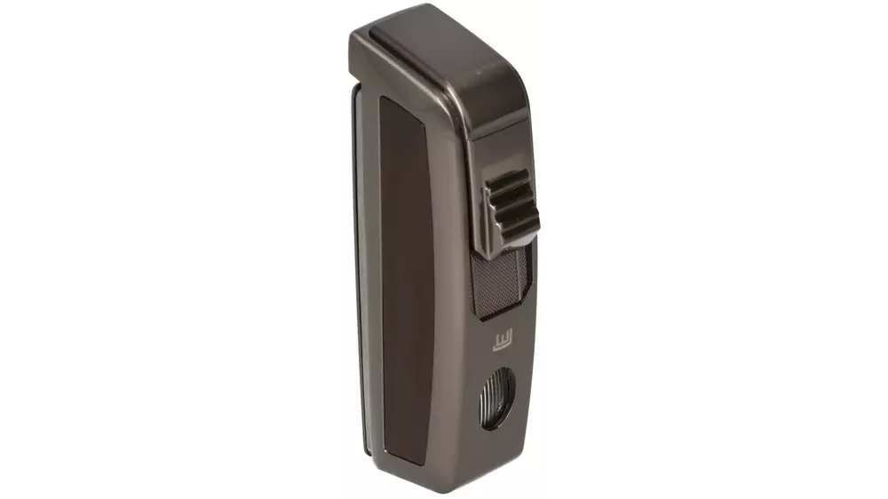 запалка Winjet Jet anthracite with wood grain and scissors