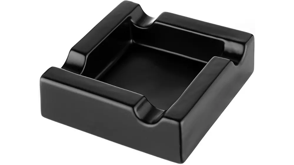 пепелник Angelo cigar, ceramic black matt 4 cigars