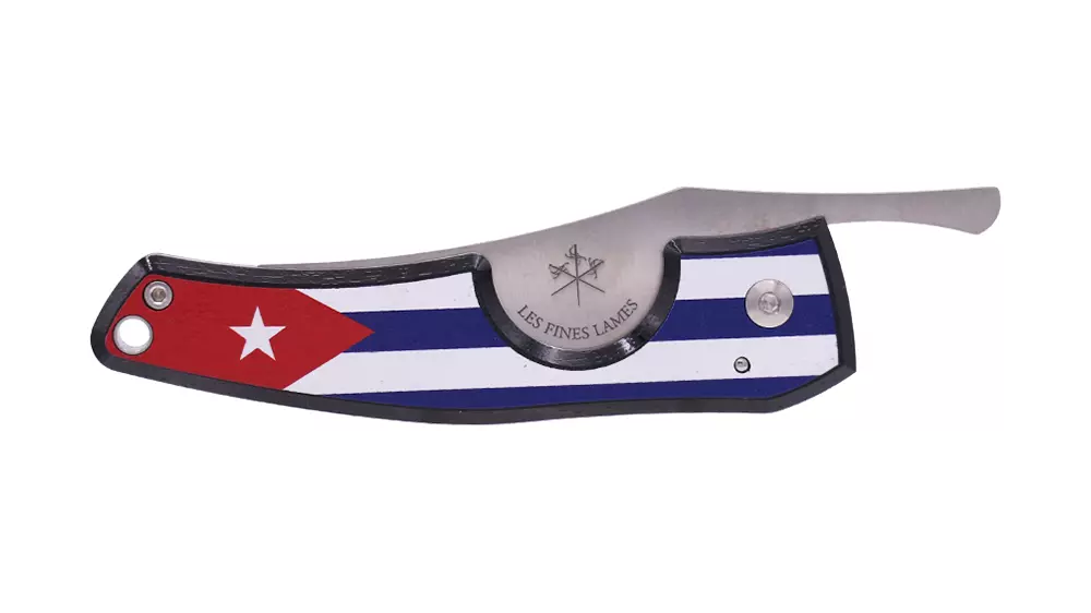 резачка нож Les Fines Lames LE PETIT Flag Cuba Dark
