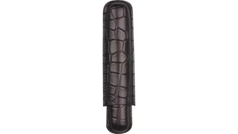 пурера Croco black leather 1 cig