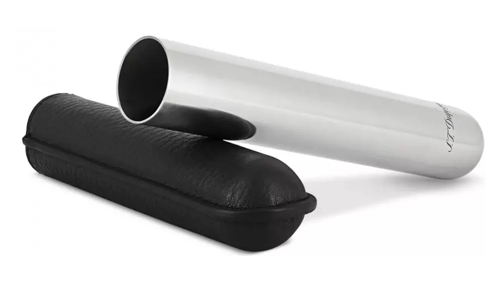 пурера S.T.DUPONT black gr/chrome 1 cig