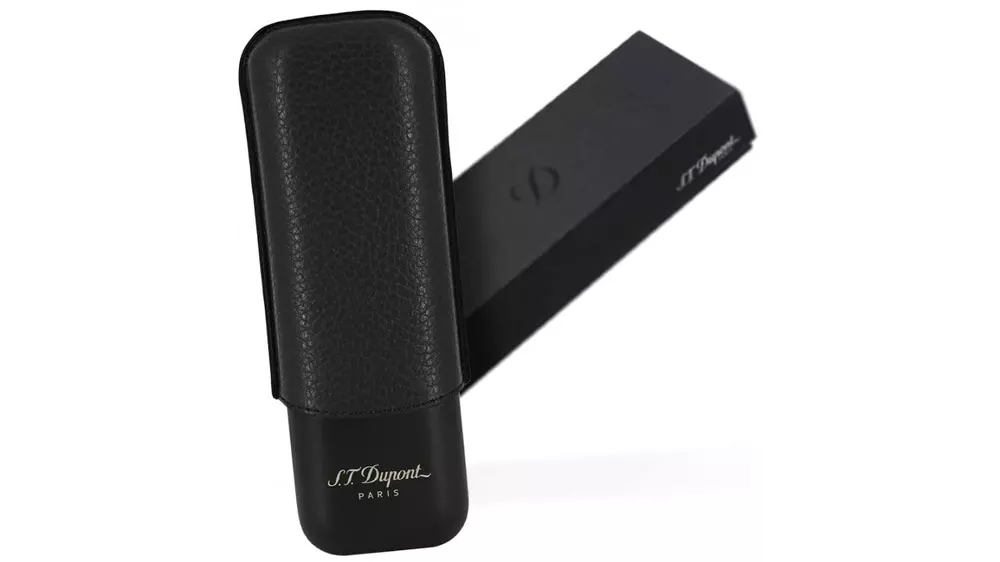 пурера S.T.DUPONT black gr/matte 2 cig