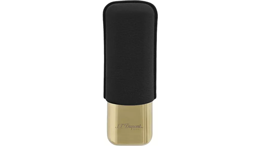 пурера S.T.DUPONT black gr/golden 2 cig