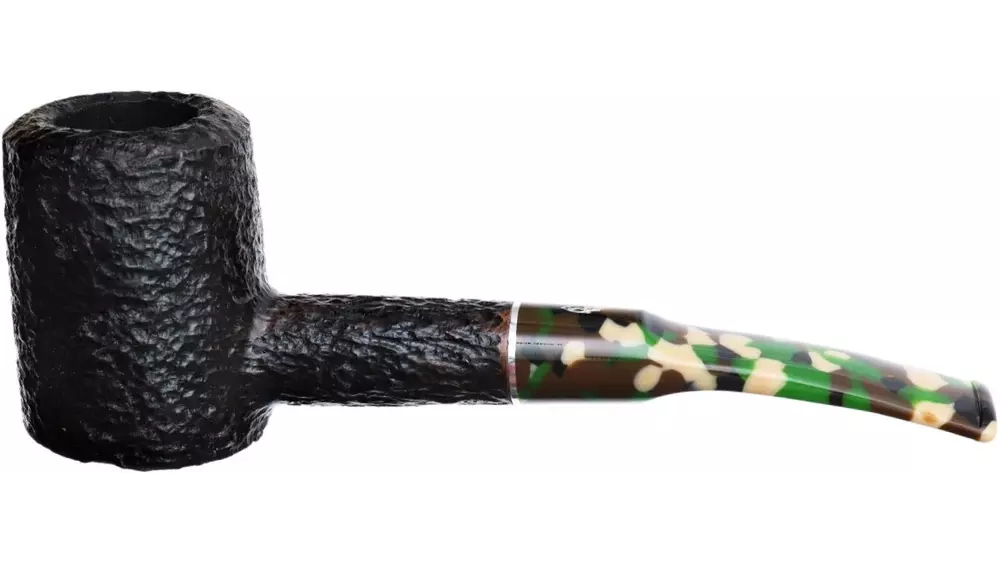 лула Savinelli CAMOUFLAGE rusticated black 9 mm