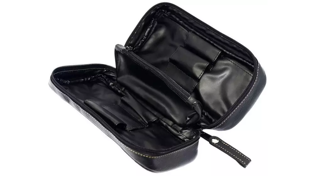 калъф за лула Angelo Pipe Bag Black 2 pipes
