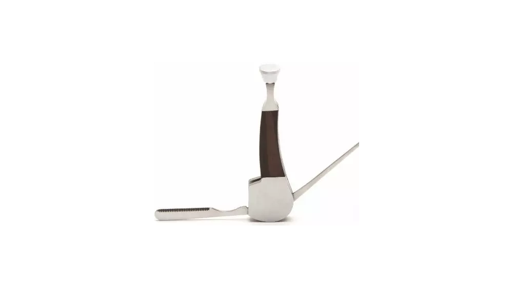 pipe instrument Angelo wood brown/chrome three 330140
