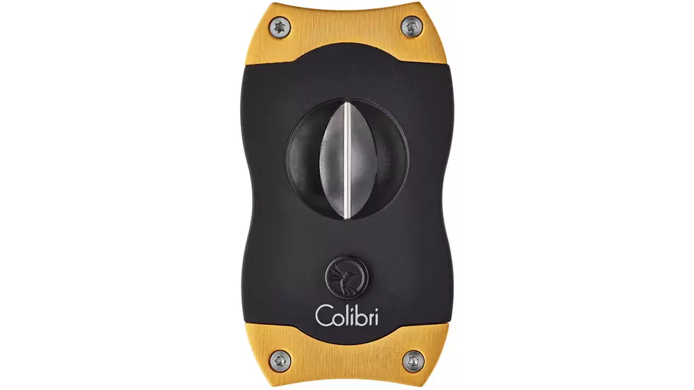 резачка Colibri V-CUT black and brushed gold