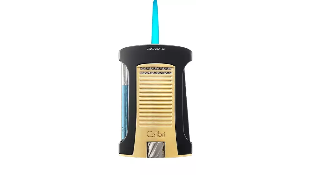 запалка Colibri DAYTONA black + brushed gold