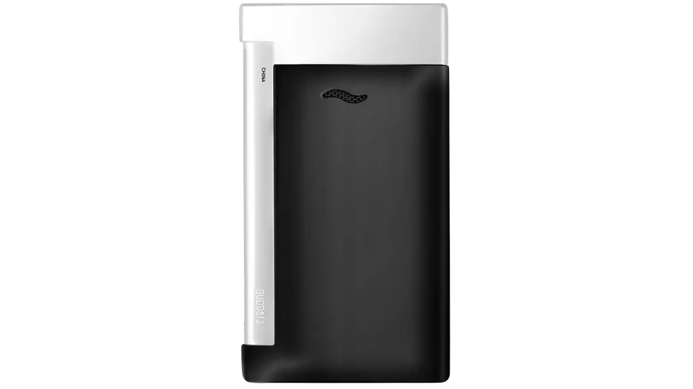 запалка S.T.DUPONT Slim 7 black and chrome