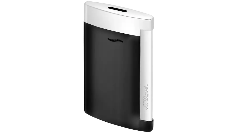 запалка S.T.DUPONT Slim 7 black and chrome