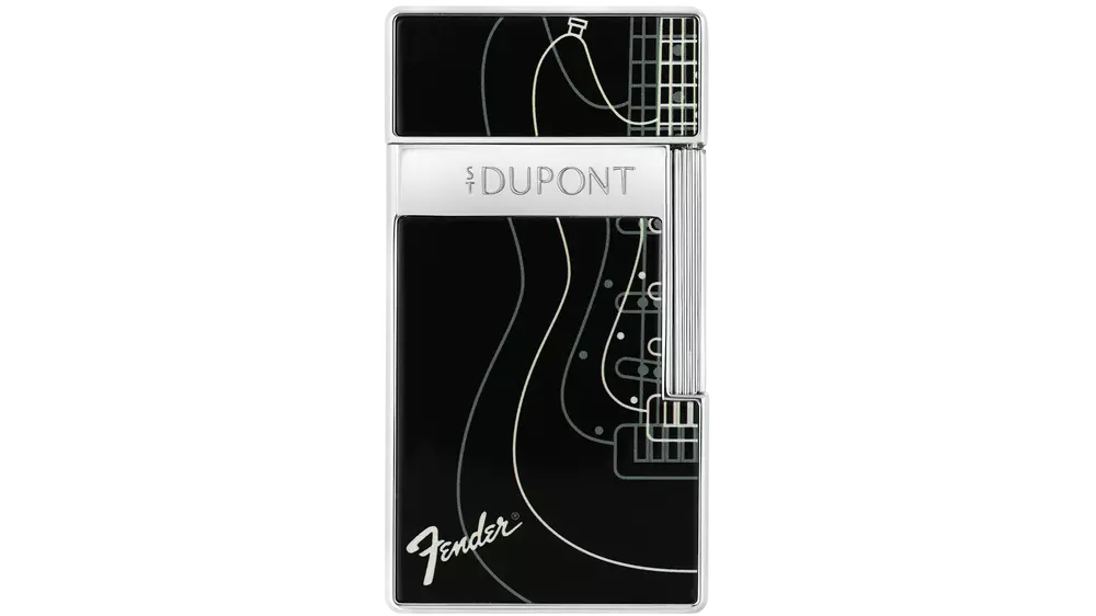 запалка S.T.DUPONT Biggi Fender blk and chrome