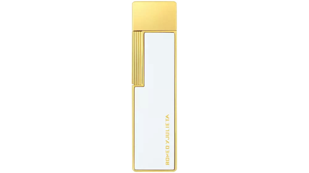запалка S.T.DUPONT ROMEO Y JULIETA TWIGGY white and gold