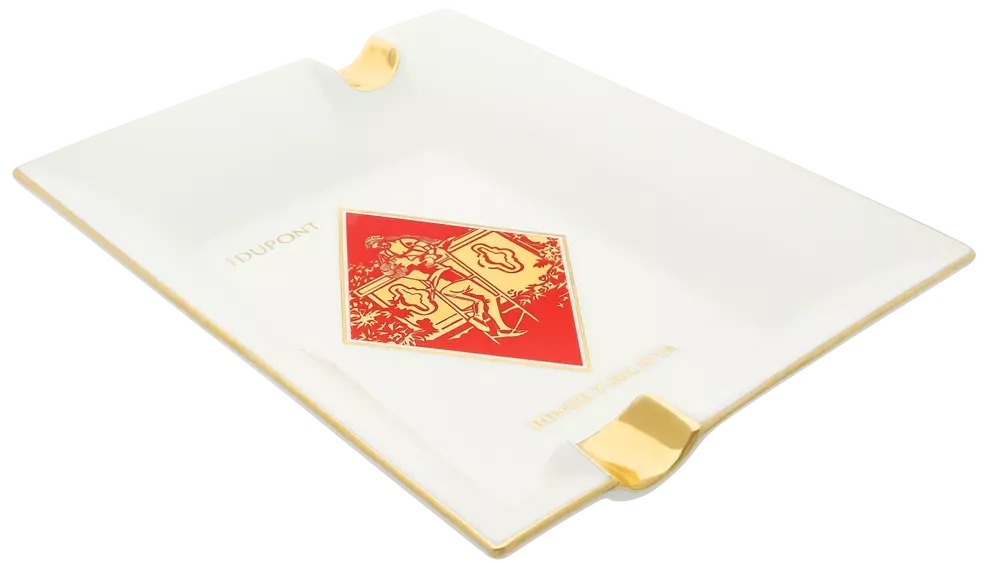 пепелник S.T.DUPONT ROMEO Y JULIETA red and white lacquer glossy 2 cig
