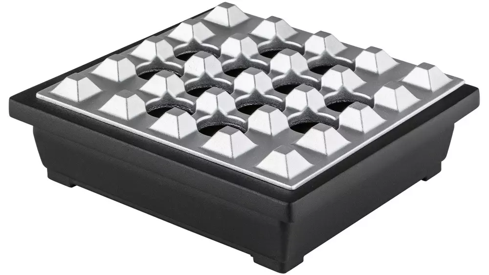 пепелник Angelo Cigar wind aluminum black silver