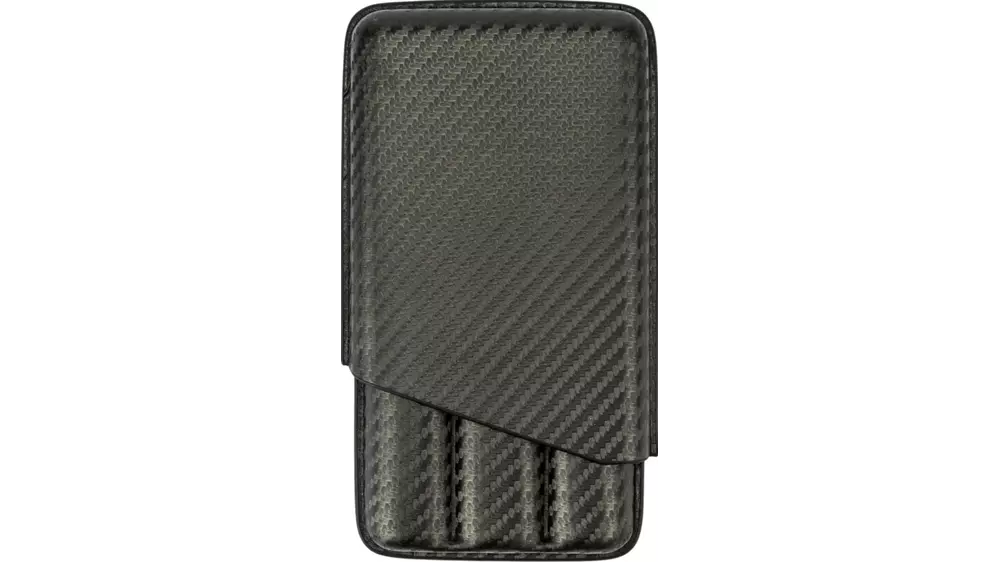 пурера Carbon leather look double corona 3 cig