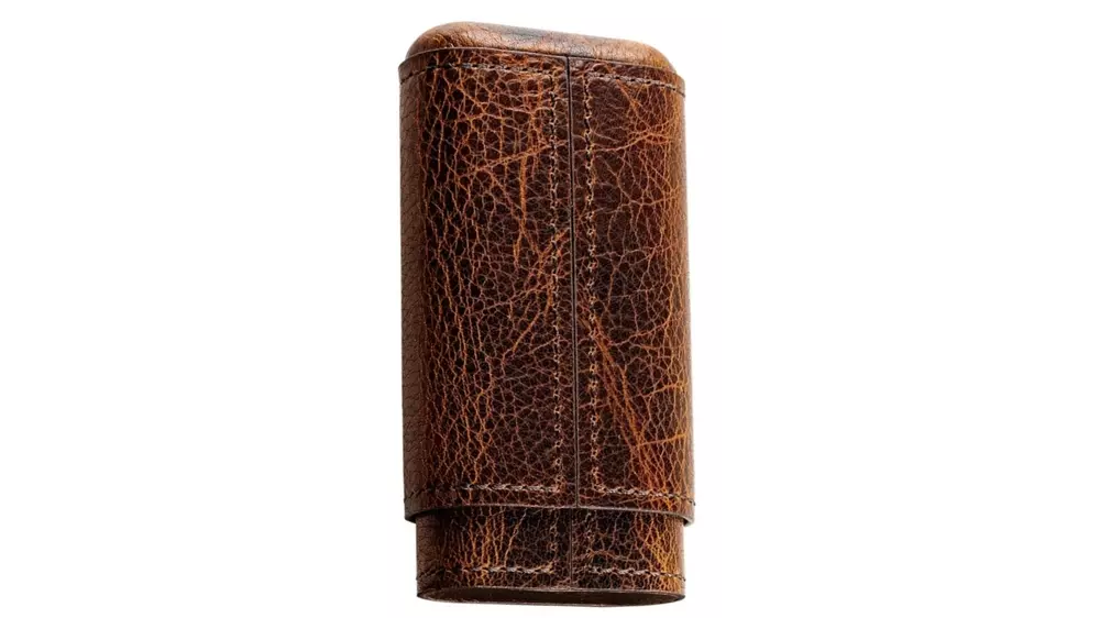 пурера Angelo cognac leather antique, cedar inside 3 cig