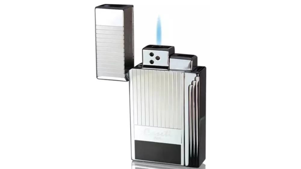 запалка Caseti 1хjet black and grey