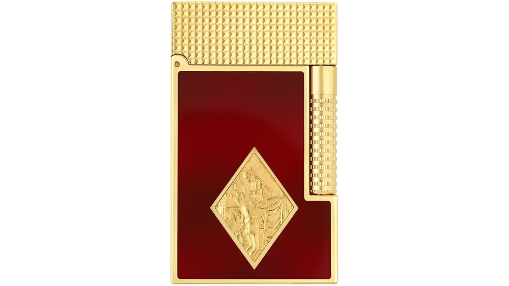 lighter S.T.DUPONT LI LGD CLING RYJ red