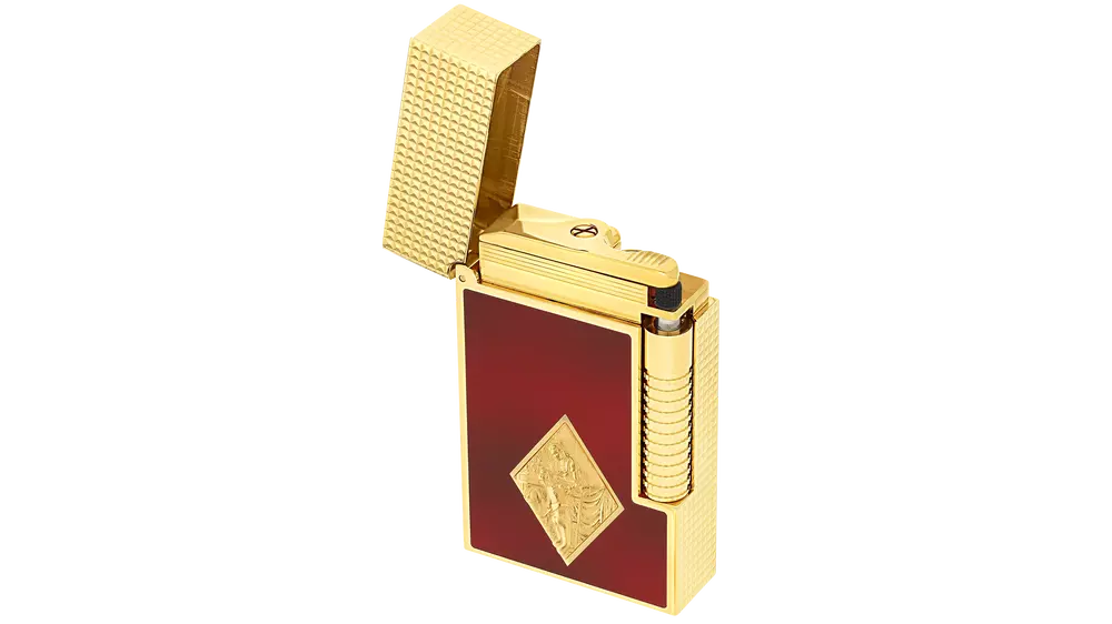 lighter S.T.DUPONT LI LGD CLING RYJ red