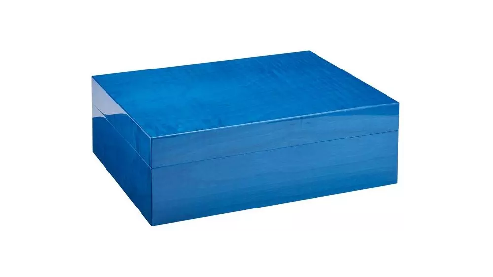 humidor MORICI ROMA Veined blue small 20-30 cig