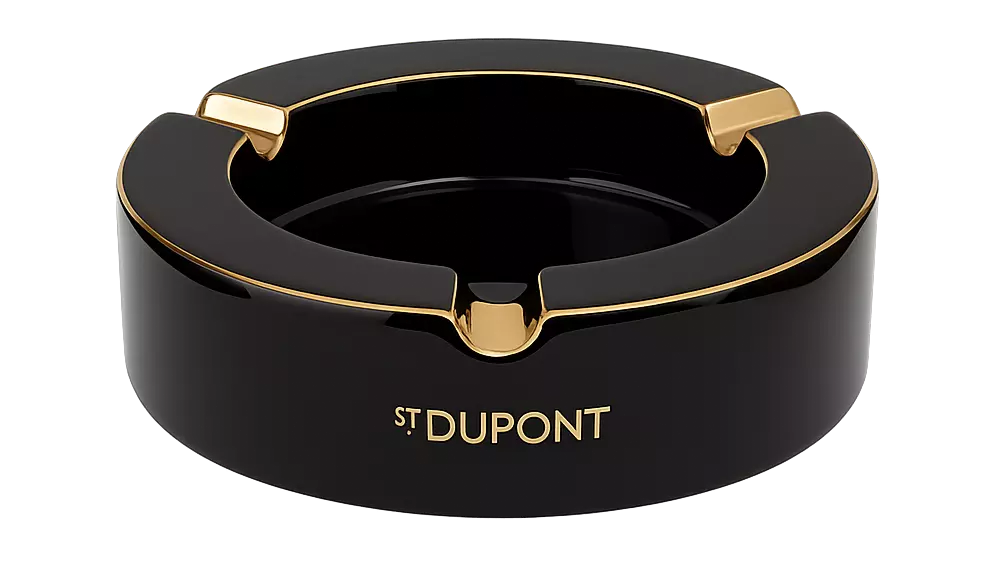 пепелник S.T.DUPONT XL black and golden