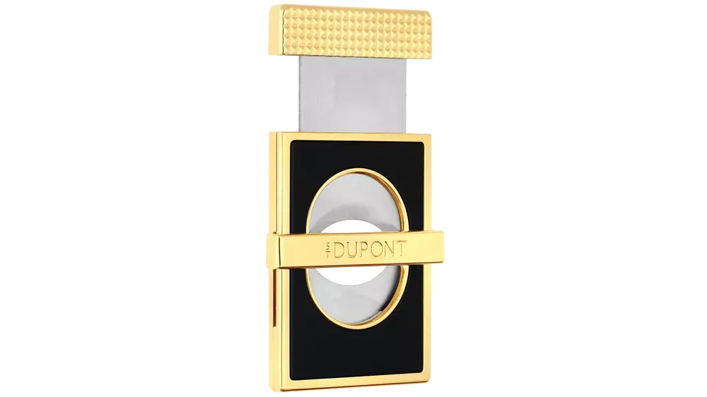 cutter S.T.DUPONT SLIM BLACK and GOLDEN