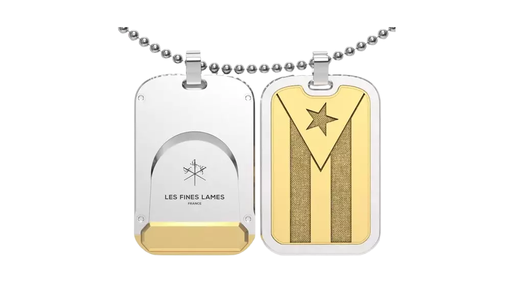 cutter medallion Les Fines Lames Le Tag T100 Flag Cuba Gold