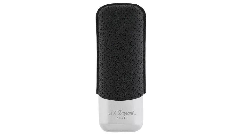 пурера S.T.DUPONT black and chrome 2 cig
