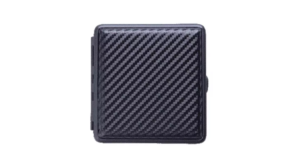 табакера Angelo PU black carbon, 20pcs/ 85mm