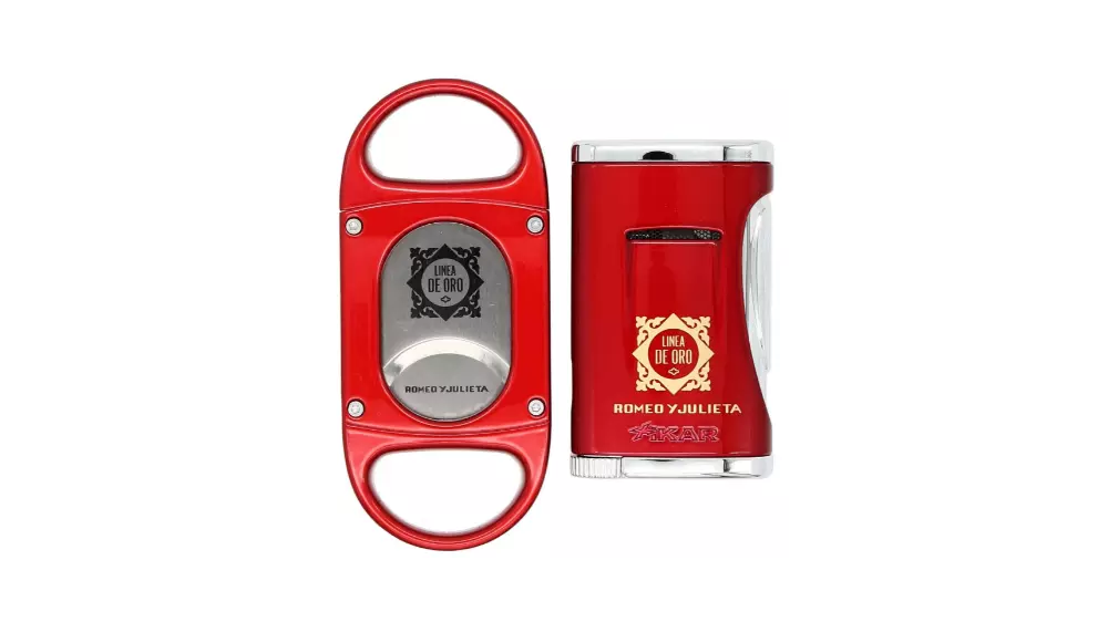 под. к-т ROMEO Y JULIETA D ORO cutter and lighter