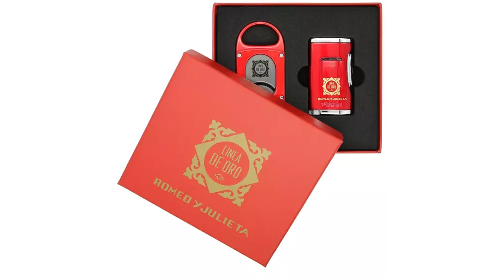 под. к-т ROMEO Y JULIETA D ORO cutter and lighter