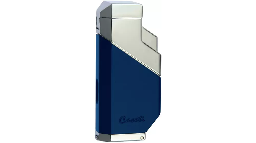 запалка Caseti 3xJet Blue and Chrome with Punch