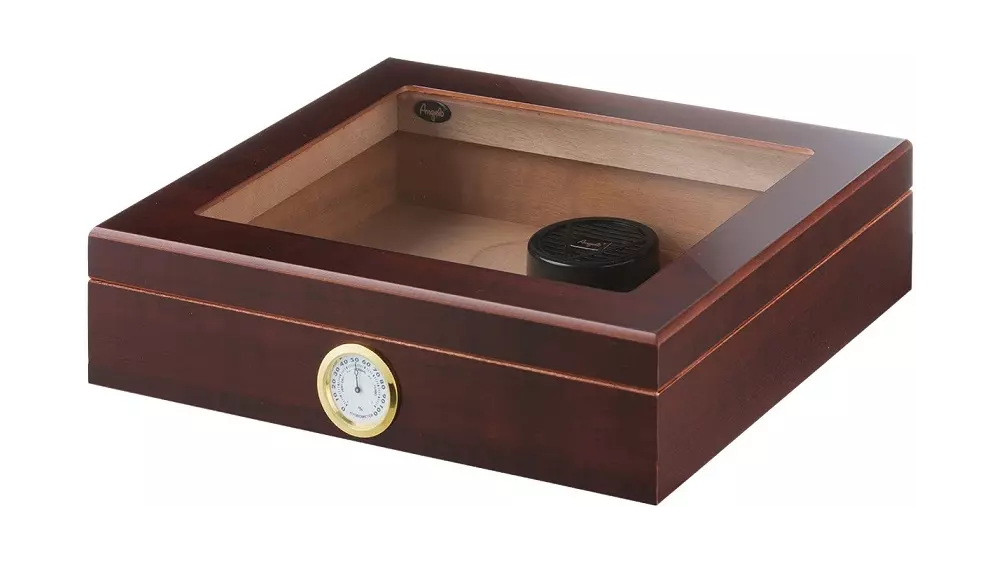 умидор Angelo Glass top brown 25 cig