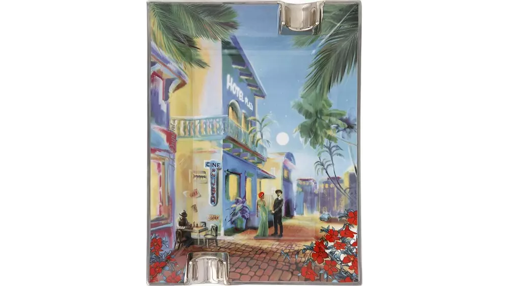 пепелник S.T.DUPONT Cuba porcelain