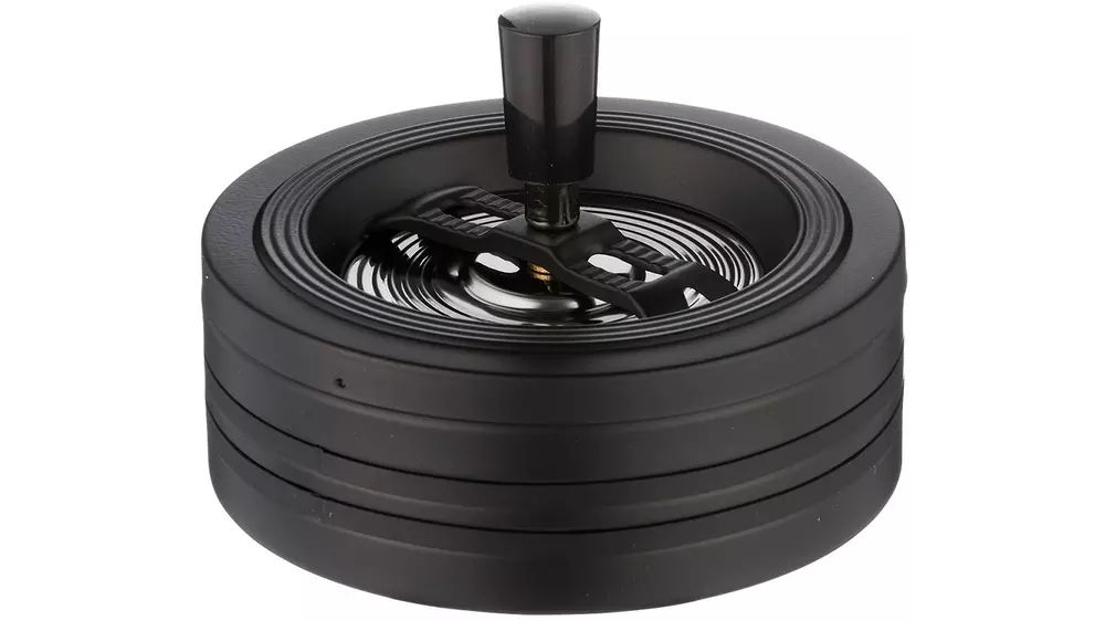 пепелник Angelo Spin ashtray black