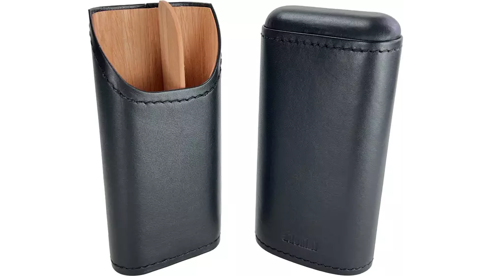 пурера ADORINI leather black 2-3 cig