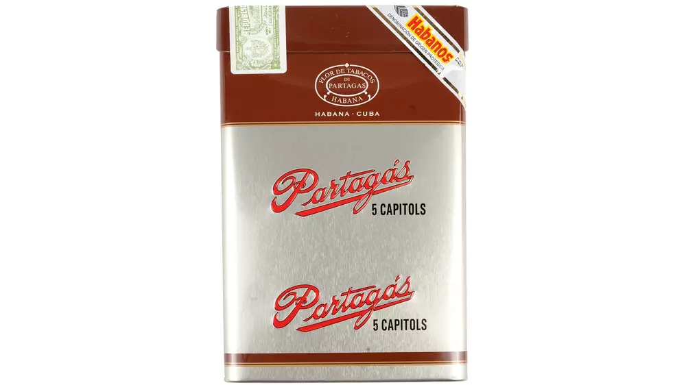 Partagas Capitols metal box