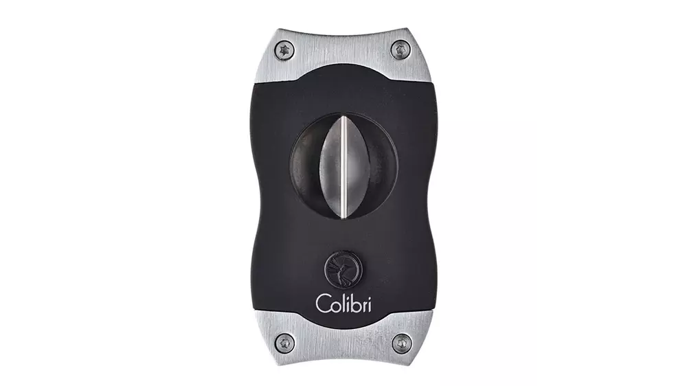 резачка Colibri V-CUT black and brushed chrome