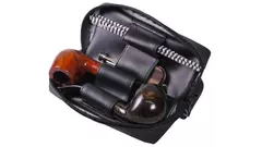 калъф за лула Pipe Bag PU leather 2 pipes