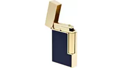 запалка S.T.DUPONT Ligne 2 Lacquered blue and gold