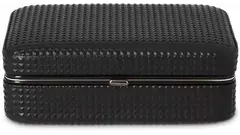 humidor Angelo Travel Diamond PU black with cutter 5 cig