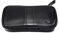 калъф за лула Angelo Pipe Bag Black 2 pipes