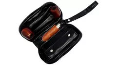 калъф за лула Angelo Pipe Bag black brown 2 pipes
