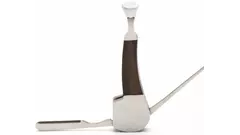 pipe instrument Angelo wood brown/chrome three 330140