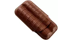 пурера Angelo genuine leather brown croco 2 cig
