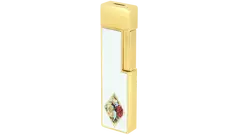 запалка S.T.DUPONT ROMEO Y JULIETA TWIGGY white and gold