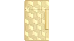 запалка S.T.DUPONT Initial cube y gold