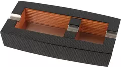 пепелник Cigar Lux carbon and wood 2 cigars